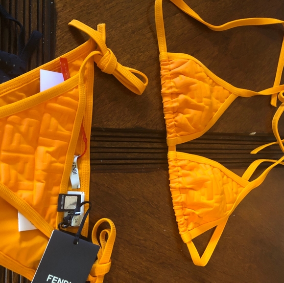 New Fendi Bikini Orange 44IT - Picture 3 of 6
